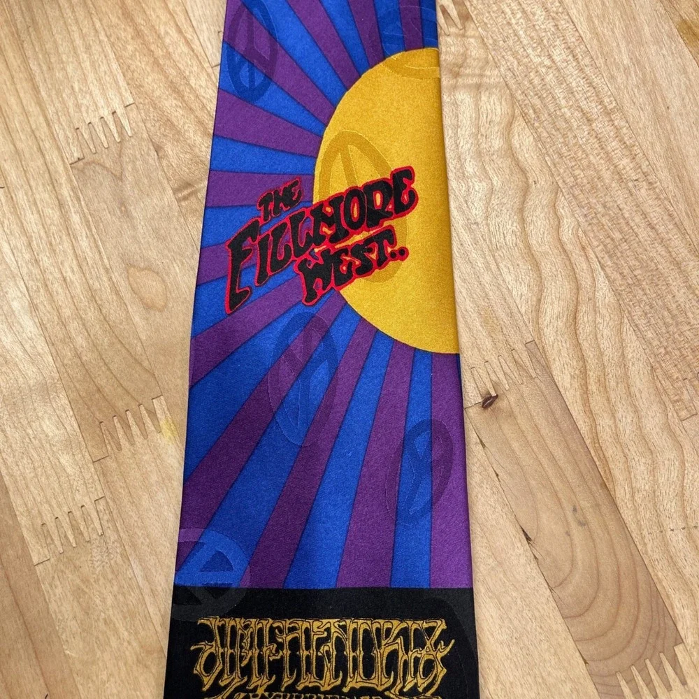 The Fillmore Poster Ties vintage fillmore